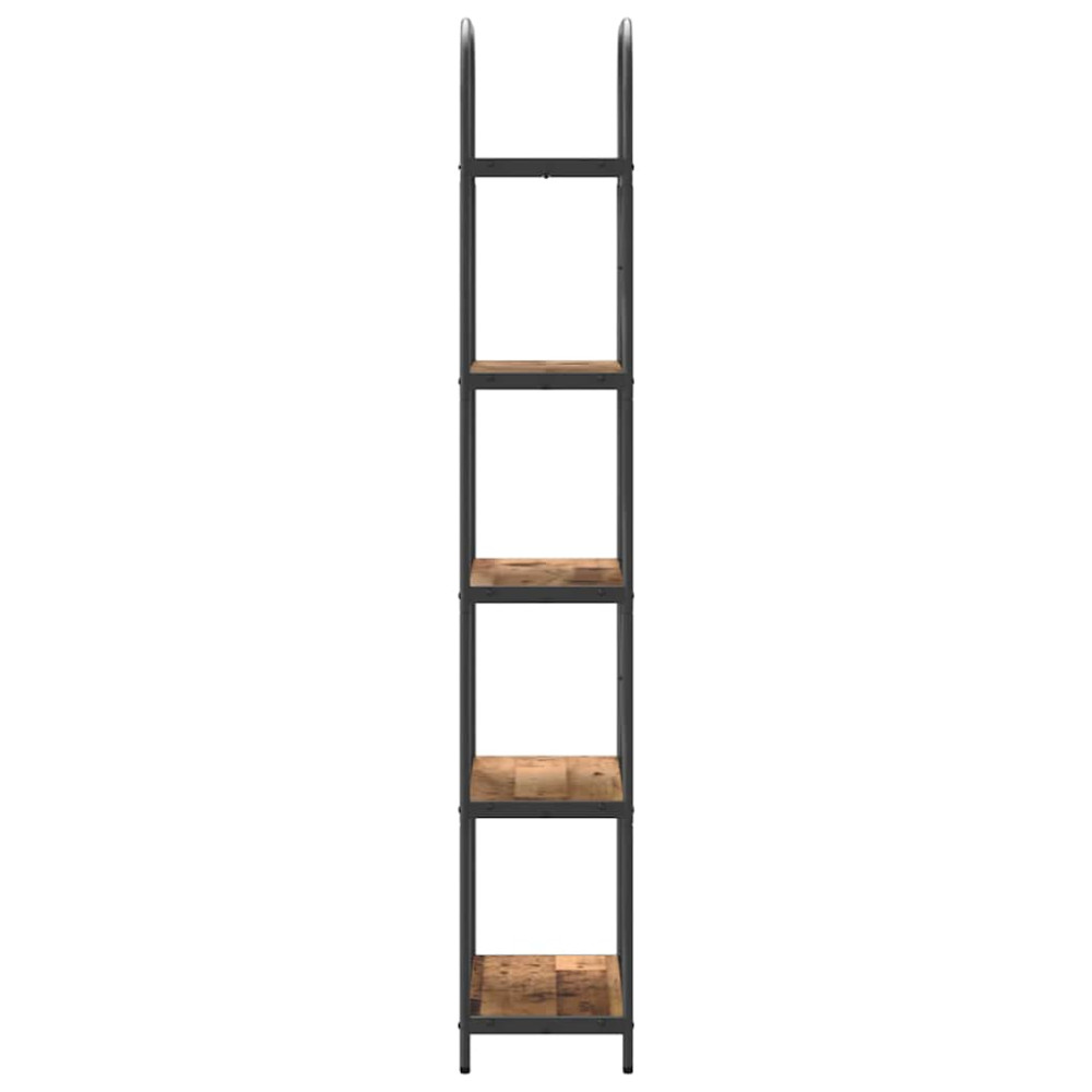 Produktbild för Hyllsystem Gammalt trä 60 x 30 x 183 cm Konstruerat trä