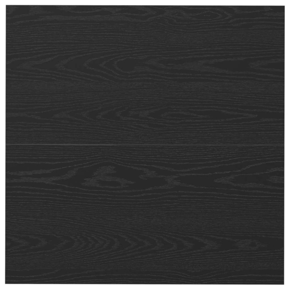 Produktbild för Kaffeebord Svart ek 80 x 80 x 40 cm Konstruerat trä