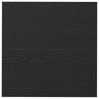 Produktbild för Kaffeebord Svart ek 80 x 80 x 40 cm Konstruerat trä