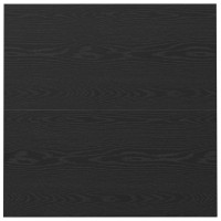 Produktbild för Kaffeebord Svart ek 100 x 100 x 40 cm Konstruerat trä