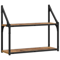 Produktbild för Vägg hylla Gammalt trä 60 x 21 x 51 cm Konstruerat trä