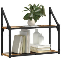 Produktbild för Vägg hylla Gammalt trä 60 x 21 x 51 cm Konstruerat trä