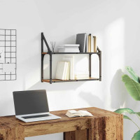 Produktbild för Vägg hylla Gammalt trä 60 x 21 x 51 cm Konstruerat trä
