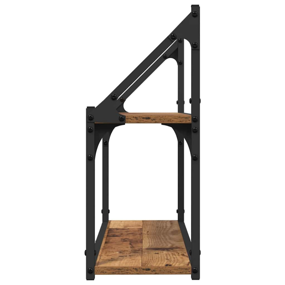 Produktbild för Vägg hylla Gammalt trä 60 x 21 x 51 cm Konstruerat trä