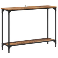 Produktbild för Konsolbord Gammalt trä 101 x 30.5 x 75 cm Konstruerat trä