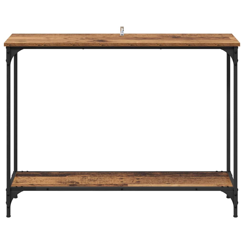 Produktbild för Konsolbord Gammalt trä 101 x 30.5 x 75 cm Konstruerat trä