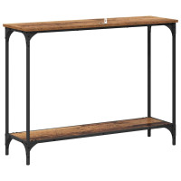 Produktbild för Konsolbord Gammalt trä 101 x 30.5 x 75 cm Konstruerat trä