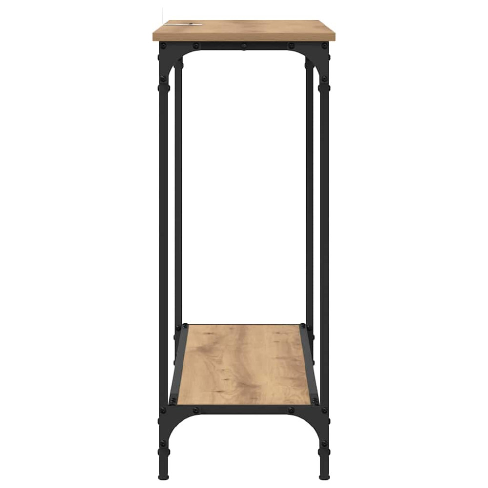 Produktbild för Konsolbord artisan ek 101 x 30.5 x 75 cm Konstruerat trä
