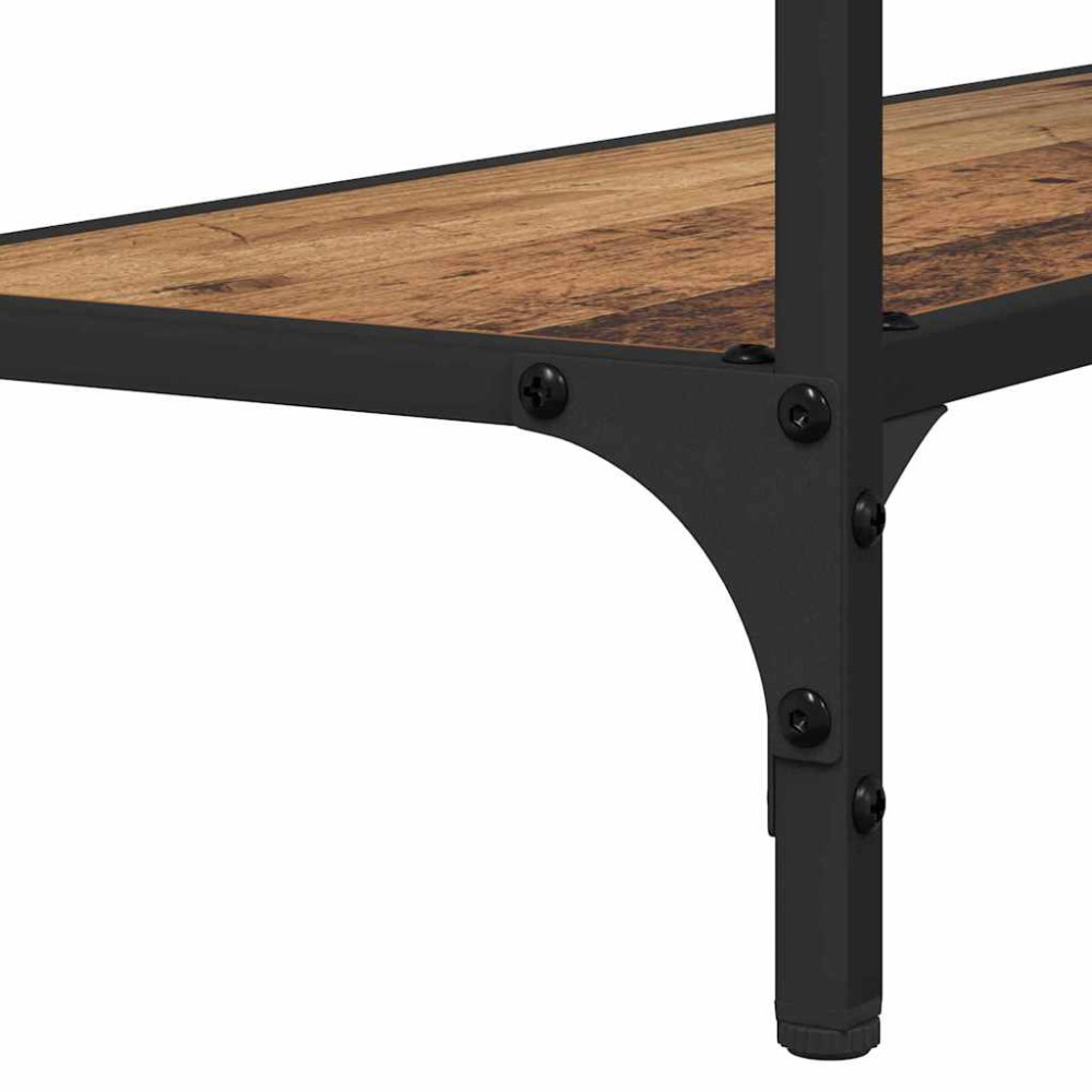 Produktbild för Konsolbord Gammalt trä 75 x 30.5 x 75 cm Konstruerat trä