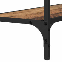 Produktbild för Konsolbord Gammalt trä 75 x 30.5 x 75 cm Konstruerat trä
