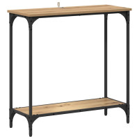 Produktbild för Konsolbord artisan ek 75 x 30.5 x 75 cm Konstruerat trä
