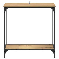 Produktbild för Konsolbord artisan ek 75 x 30.5 x 75 cm Konstruerat trä