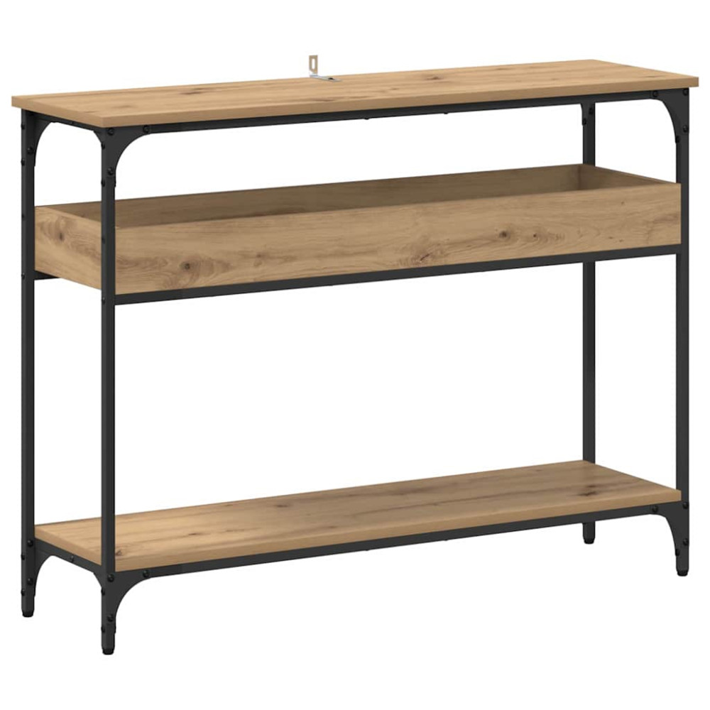 Produktbild för Konsolbord artisan ek 100 x 29 x 75 cm Konstruerat trä