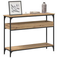 Produktbild för Konsolbord artisan ek 100 x 29 x 75 cm Konstruerat trä