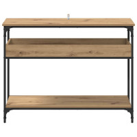 Produktbild för Konsolbord artisan ek 100 x 29 x 75 cm Konstruerat trä