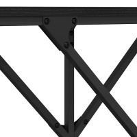 Produktbild för Konsolbord Svart Ek 140 x 29 x 75 cm Konstruerat trä