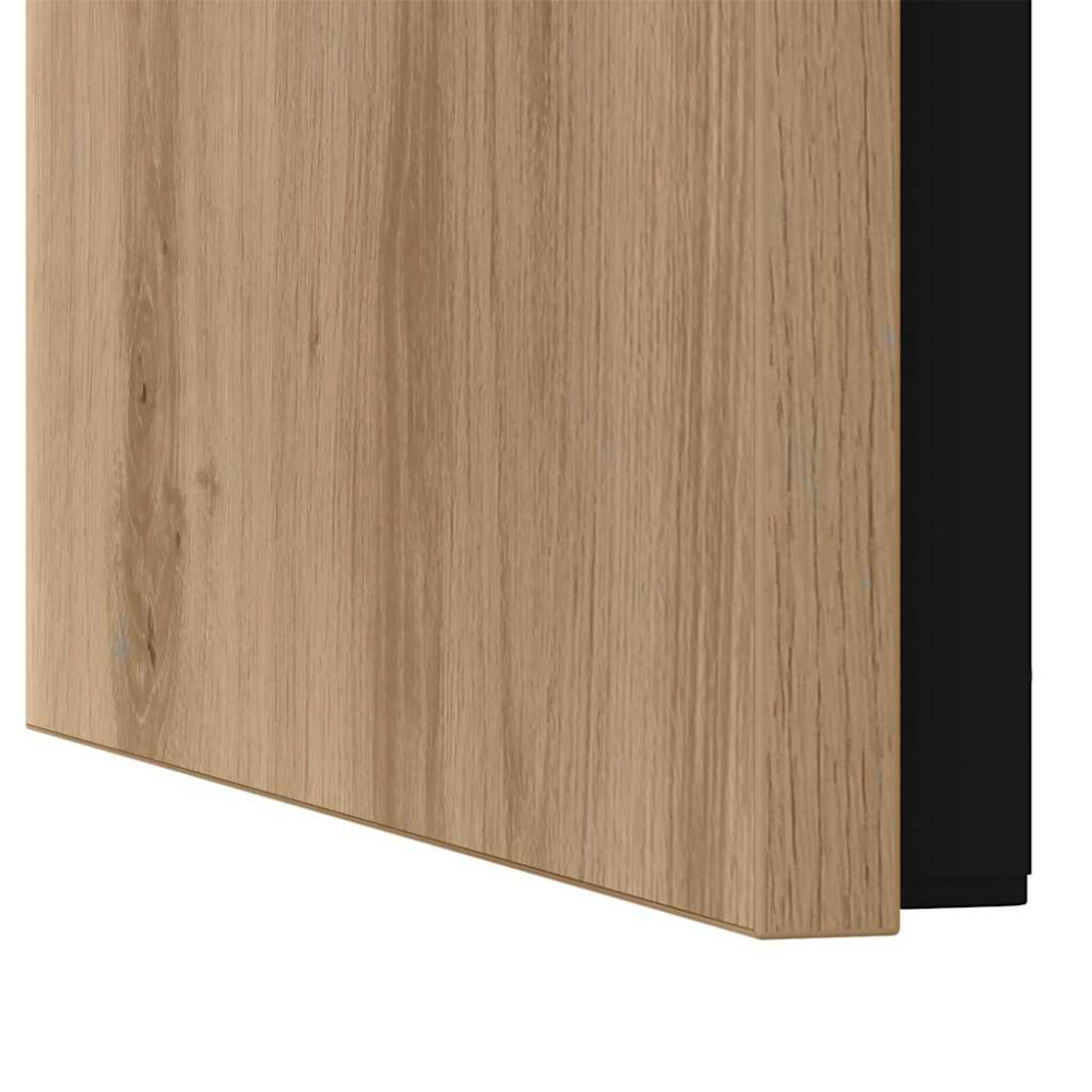 Produktbild för Kaffeebord 3 pcs Artisan Ek Konstruerat trä