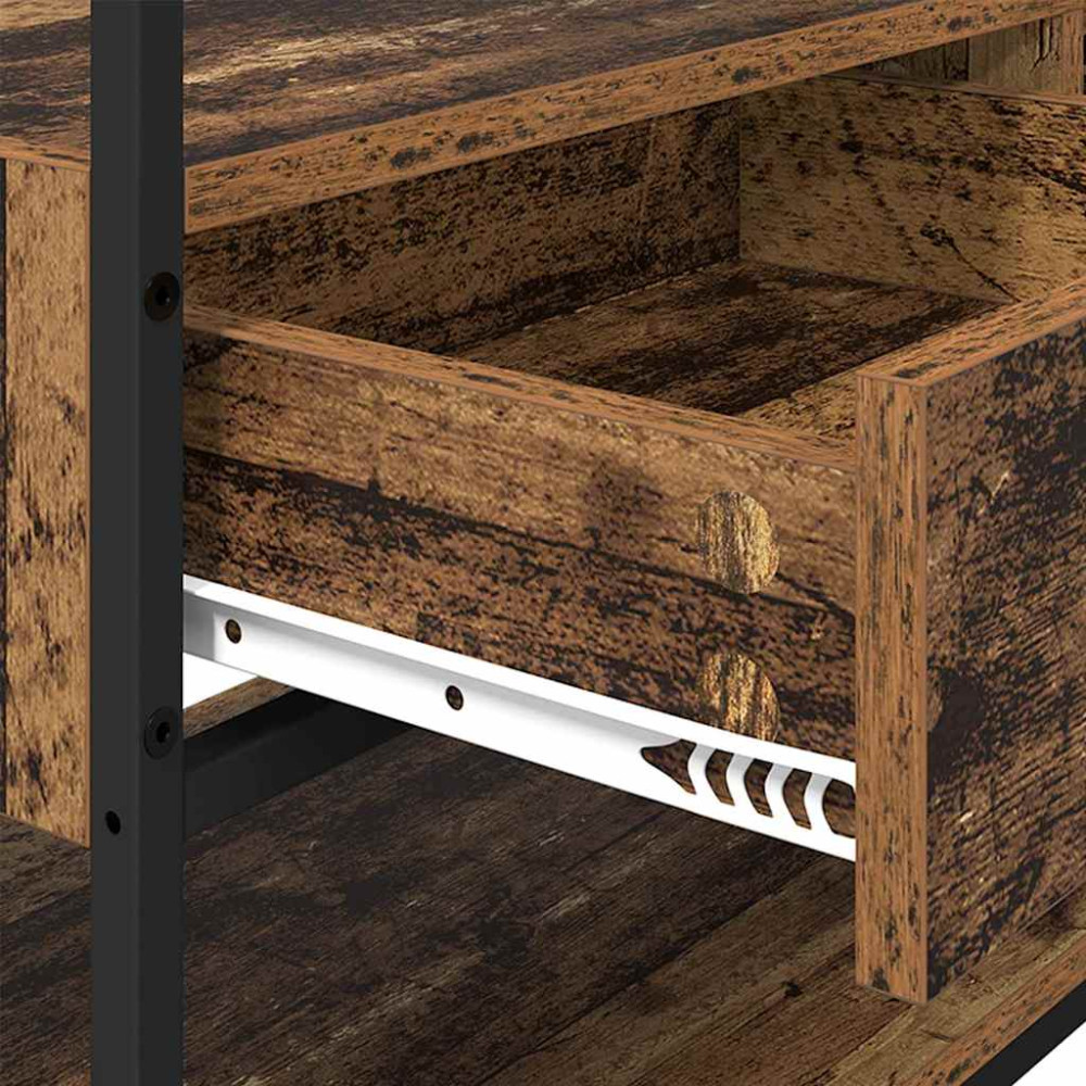 Produktbild för Garderob Gammalt trä 89 x 39 x 184.5 cm Konstruerat trä