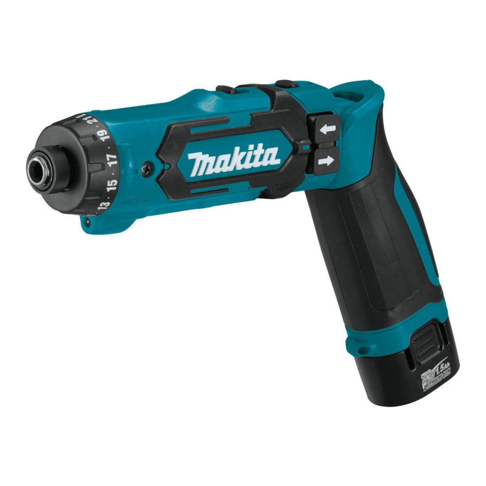Produktbild för Makita DF012DSE - borr/drivare - sladdlös - 2 hastigheter - 2 batterier