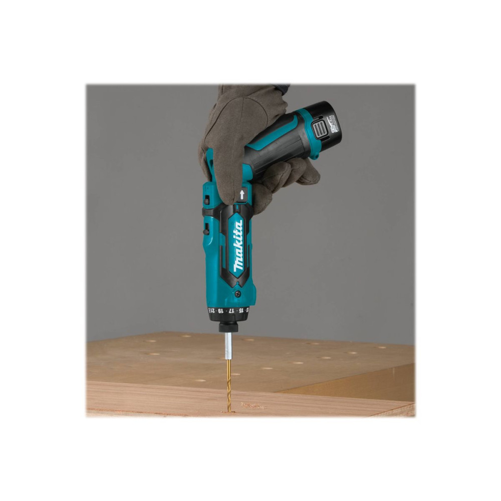 Produktbild för Makita DF012DSE - borr/drivare - sladdlös - 2 hastigheter - 2 batterier