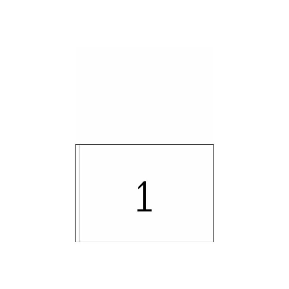 Produktbild för HERMA Premium - laminerade adressetiketter - matt - 400 etikett (er) - 148.5 x 205 mm