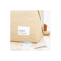 Produktbild för HERMA Premium - laminerade adressetiketter - matt - 400 etikett (er) - 148.5 x 205 mm