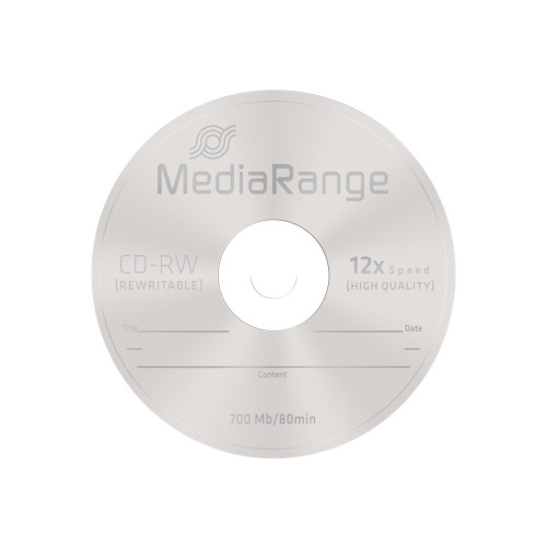 MediaRange MediaRange - CD-RW x 10 - 700 MB - lagringsmedier