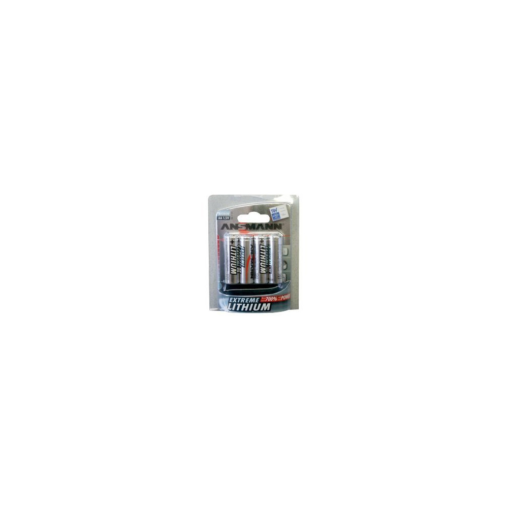 Produktbild för ANSMANN Mignon Extreme Lithium batteri - 4 x AA-typ - Li