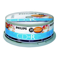 Produktbild för Philips CR7D5JB25 - CD-R x 25 - 700 MB - lagringsmedier