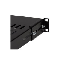 Produktbild för StarTech.com Ventilerad rackmonteringshylla med justerbart monteringsdjup, 1U - 80 kg - hylla för rack - 1U