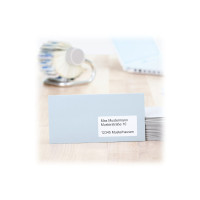 Produktbild för HERMA Premium - laminerade adressetiketter - matt - 1600 etikett (er) - 88.9 x 33.8 mm