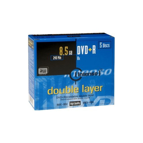 Intenso Intenso - DVD+R DL x 5 - 8.5 GB - lagringsmedier