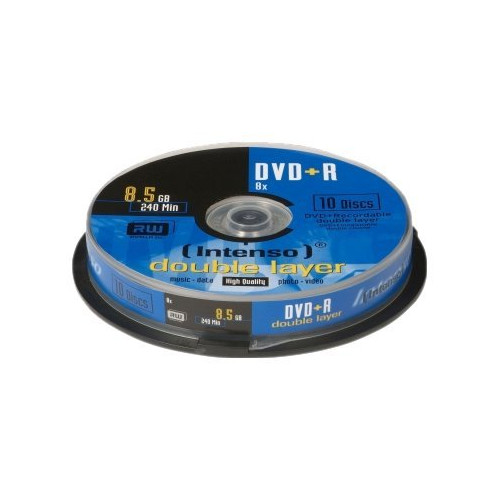 Intenso Intenso - DVD+R DL x 10 - 8.5 GB - lagringsmedier