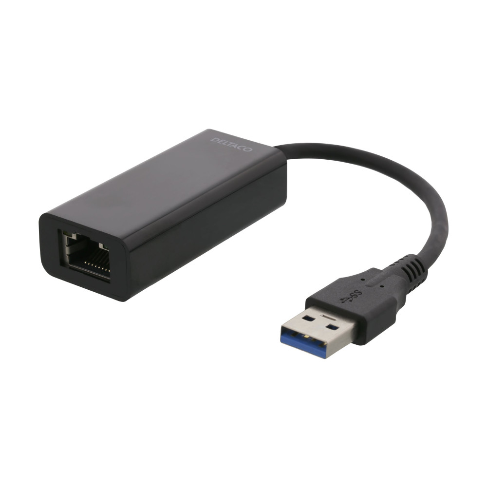 Produktbild för DELTACO USB3-GIGA5 - nätverksadapter - USB 3.0 - Gigabit Ethernet