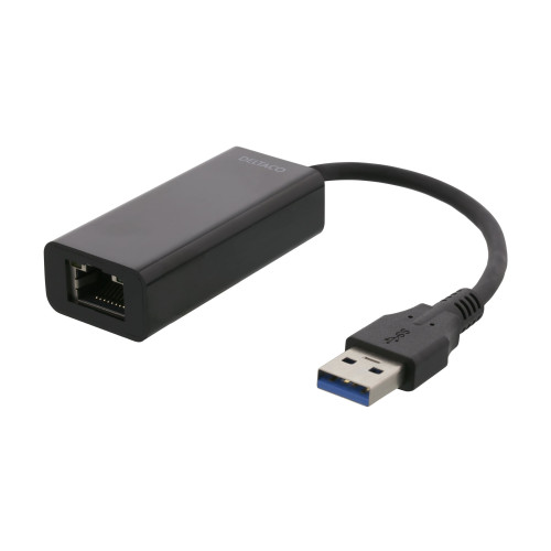 Deltaco DELTACO USB3-GIGA5 - nätverksadapter - USB 3.0 - Gigabit Ethernet