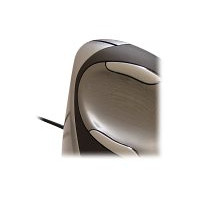 Produktbild för Evoluent VerticalMouse 4 Left - vertikal mus - USB - grå, silver