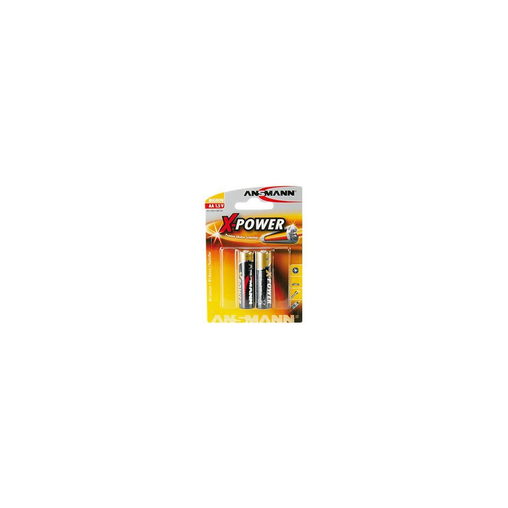 Produktbild för ANSMANN X-POWER Mignon AA batteri - 2 x AA-typ - alkaliskt