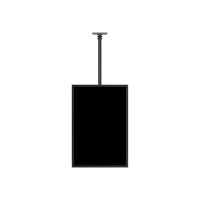 Produktbild för Multibrackets M Public Ceilingmount Medium Single monteringssats - för LCD-display - svart
