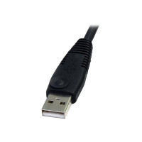 Produktbild för StarTech.com 6ft 4-in-1 USB DisplayPort® KVM Switch Cable w/ Audio & Microphone (DP4N1USB6) - video/USB/ljud-kabel - 1.8 m