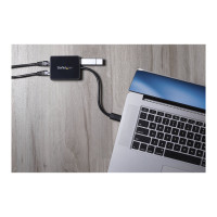 Produktbild för Startech USB 3.0 till Dubbel Port Gigabit Ethernet-nätverksadapter med USB-port - nätverksadapter - USB 3.0 - 2 portar