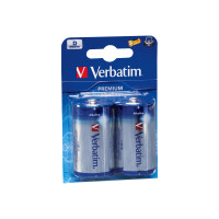 Produktbild för Verbatim batteri - 2 x D - alkaliskt
