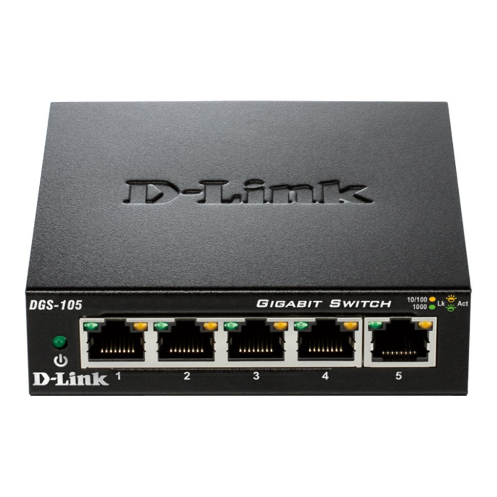 Produktbild för D-Link DGS 105 - switch - 5 portar