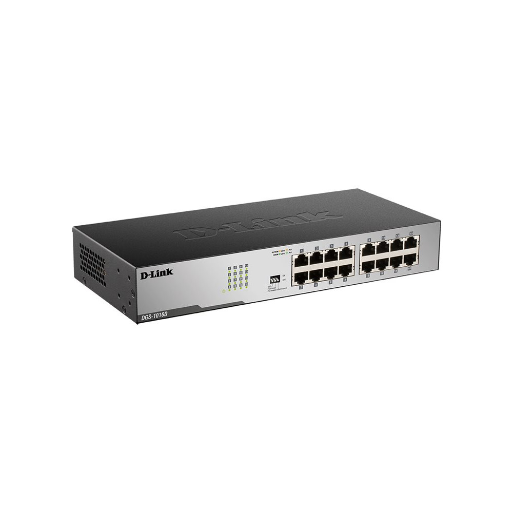 Produktbild för D-Link DGS 1016D - switch - 16 portar
