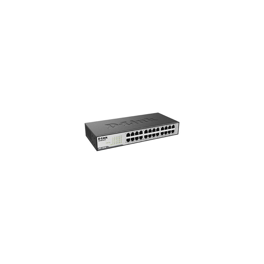 Produktbild för D-Link DES 1024D - switch - 24 portar