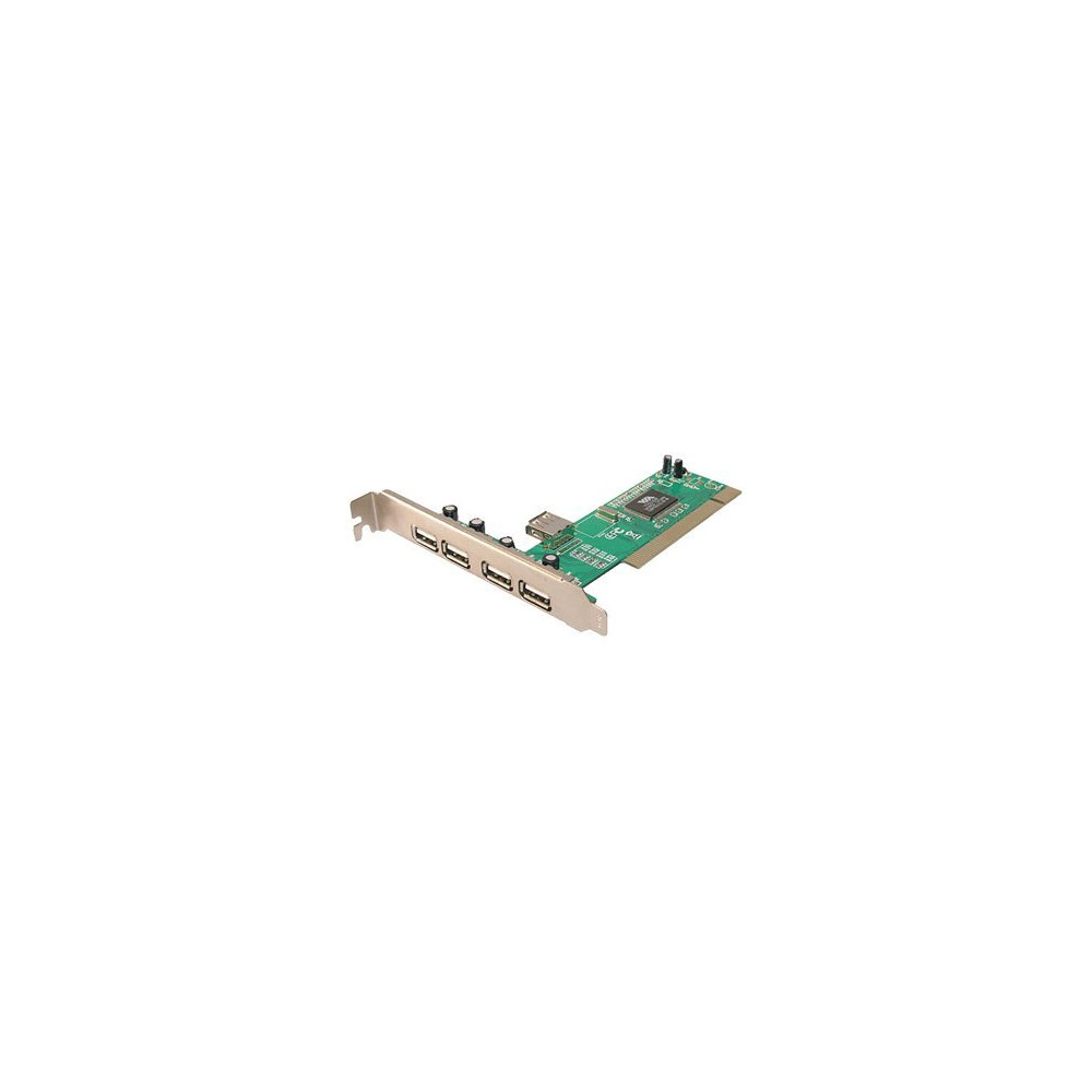 Produktbild för LogiLink PCI Card USB 2.0 4+1 Port - USB-adapter - PCI - 5 portar