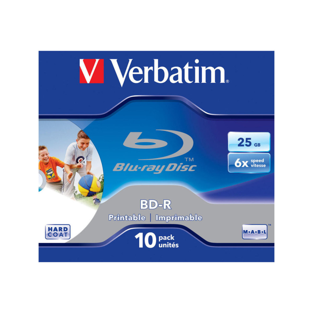Produktbild för Verbatim - BD-R x 10 - 25 GB - lagringsmedier