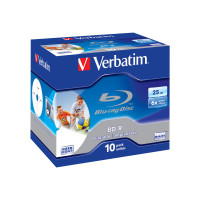 Produktbild för Verbatim - BD-R x 10 - 25 GB - lagringsmedier