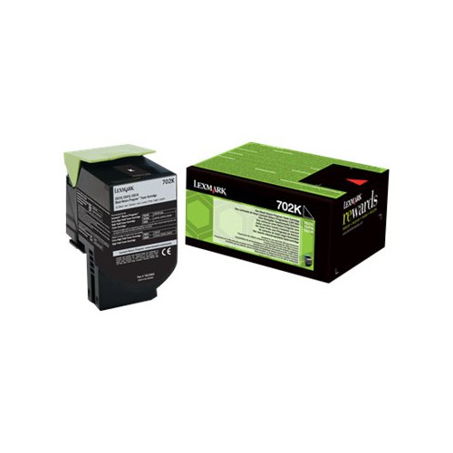 Lexmark International Lexmark 702K - svart - original - tonerkassett - Toner