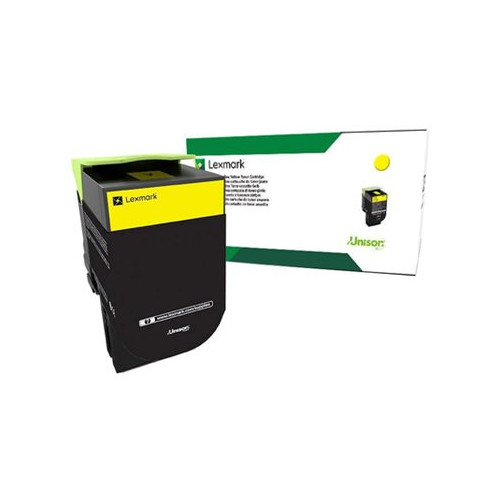 Lexmark International Lexmark 702Y - gul - original - tonerkassett - LCCP, LRP