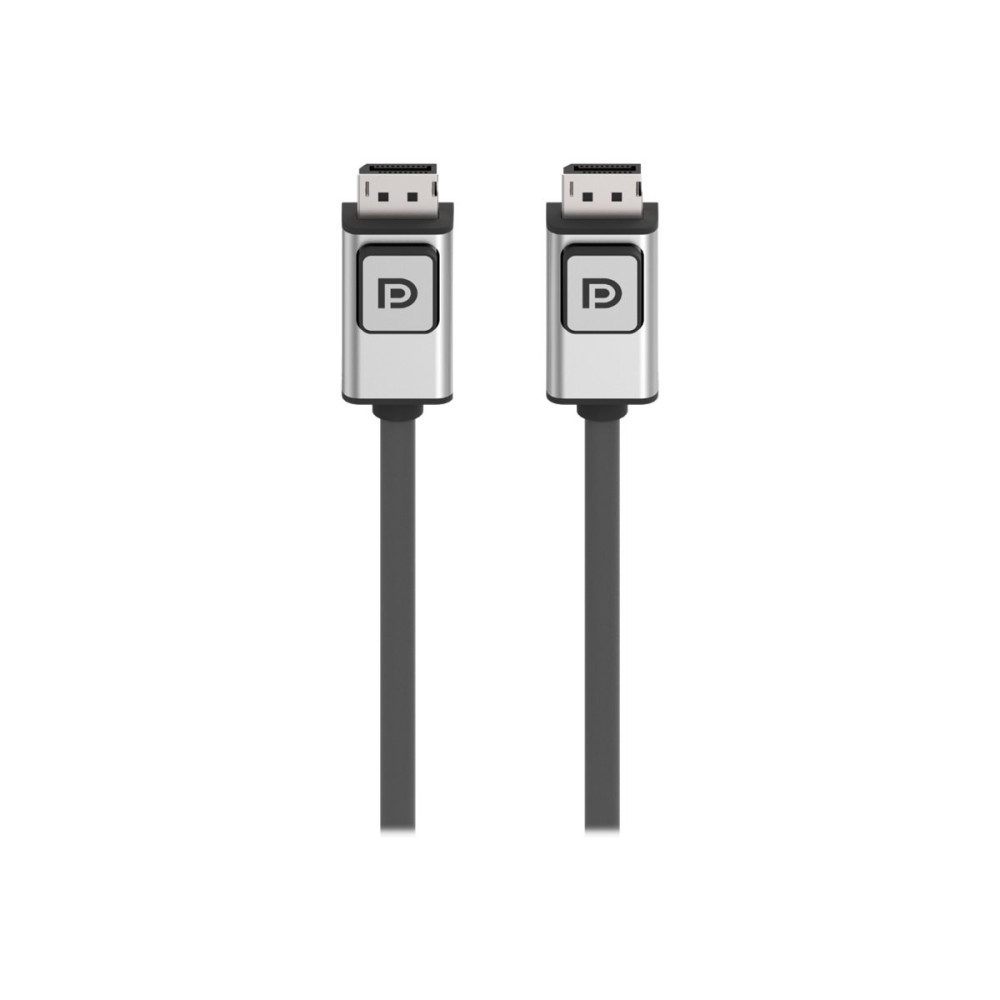 Produktbild för Belkin 6ft DisplayPort 1.2 Cable with Latches, M/M, 4k - DisplayPort-kabel - 1.8 m